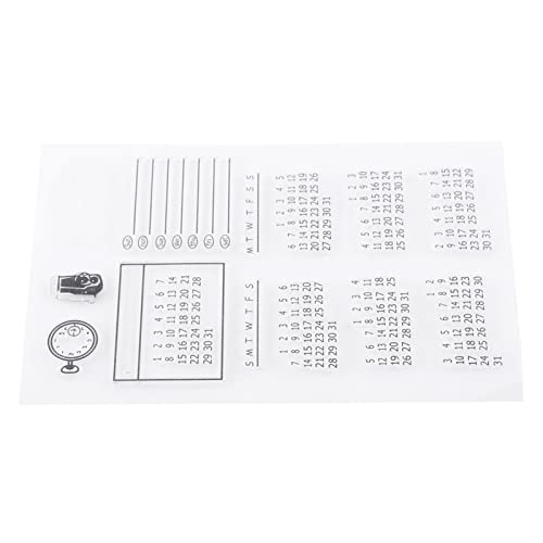 RiToEasysports Silikonstempel Set für Scrapbooking -Fotoalbum, Weicher und Strukturierter Stempel für Grußkarten, Sichere, Silikon Transparent RiToEasysports Silikonstempel Set für Scrapbooking -Fotoalbum, Weicher und Strukturierter Stempel für Grußkarten, Sichere, Silikon Transparent von RiToEasysports