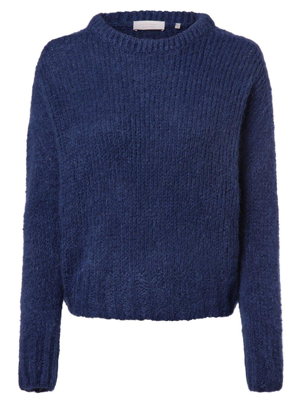 Rich & Royal Pullover mit Mohair-Anteil Damen Wolle, blau von Rich & Royal