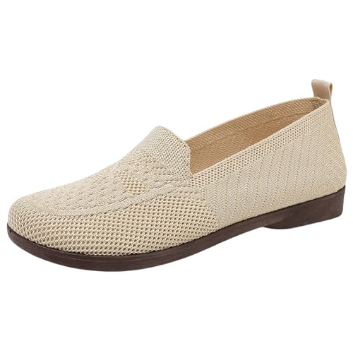 Mokassins Damenschuhe Bequeme Loafers Turnschuhe Elegant Weich Rutschfest Niedrige Schuhe Damen Outdoor Leichte Wanderschuhe für Frühling, Sommer, Khaki, 38 EU Mokassins Damenschuhe Bequeme Loafers Turnschuhe Elegant Weich Rutschfest Niedrige Schuhe Damen Outdoor Leichte Wanderschuhe für Frühling, Sommer, Khaki, 38 EU von Richymfa