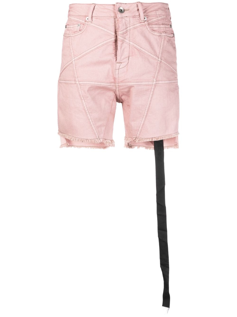 Rick Owens DRKSHDW Shorts mit ausgefranstem Saum - Rosa von Rick Owens DRKSHDW