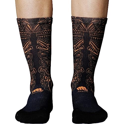 Ridefyl Unisex 23010 Socken, Mayan Golddruck, S-M von Ridefyl