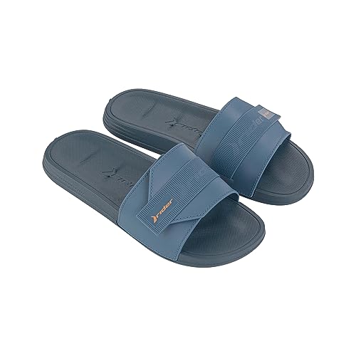 Rider Herren Free Mix Slide AD Schiebe-Sandalen, Blue/Blue/ORANGE, 43 EU von Rider