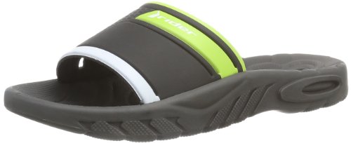 Rider Unisex-Kinder Arena Kids Dusch-& Badeschuhe, Schwarz (Black/Green 22548) von Rider