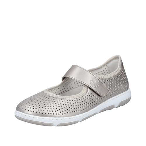 Rieker Damen 42455 Ballerina, Beige, 42 EU Rieker Damen 42455 Ballerina, Beige, 42 EU von Rieker