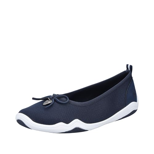 Rieker Damen 45250 Ballerina, Blau, 41 EU Rieker Damen 45250 Ballerina, Blau, 41 EU von Rieker