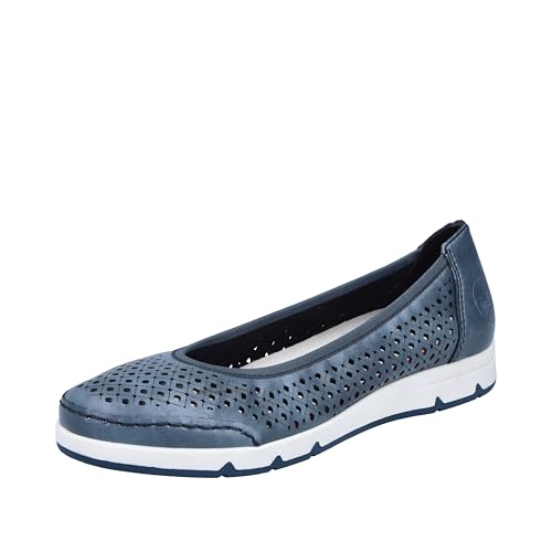 Rieker Damen L3065 Ballerina, Blau, 38 EU Rieker Damen L3065 Ballerina, Blau, 38 EU von Rieker