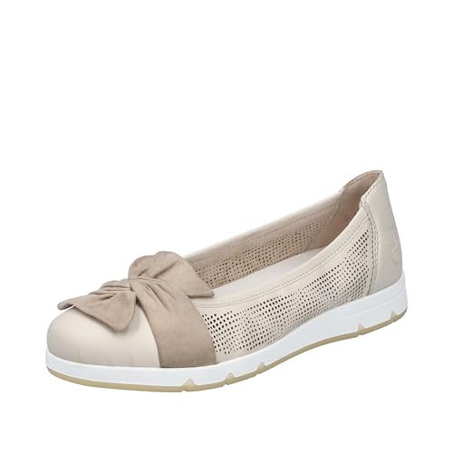 Rieker Damen L3066 Ballerina, Beige, 38 EU Rieker Damen L3066 Ballerina, Beige, 38 EU von Rieker