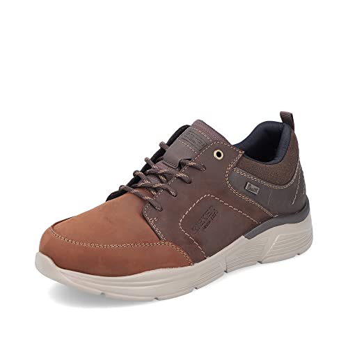 Rieker Herren Bequemschuhe B5000, Männer Schnürschuhe,Strassenschuhe,Schnuerung,lace-up Shoes,Low-tie,Komfortschuhe,Winter,braun (23),44 EU / 9.5 UK von Rieker