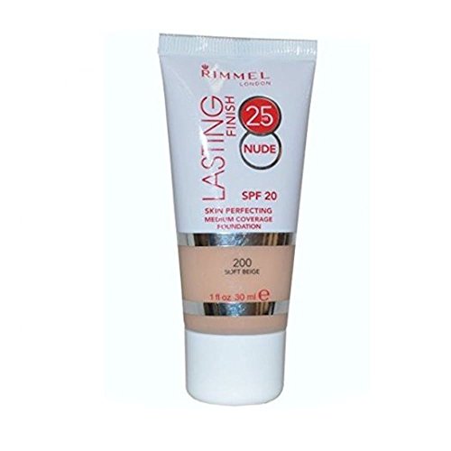 Rimmel Lasting Finish 25hr Skin Perfecting Tube Foundation 30ml-200 Soft Beige von Rimmel