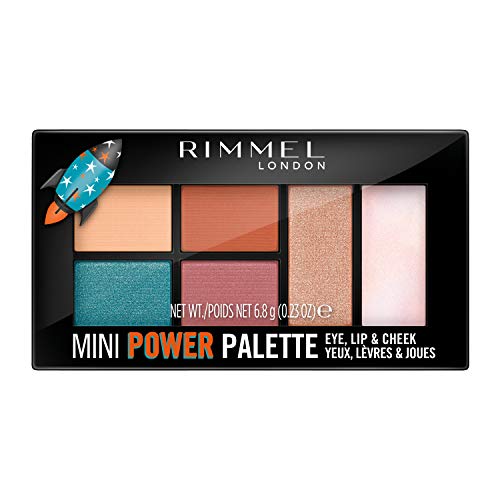 Rimmel Pioneer Mini-Lidschatten-Palette, 4-in-1-Format, ultra-pigmentiert, 004, 7 g, 6,8 g von Rimmel