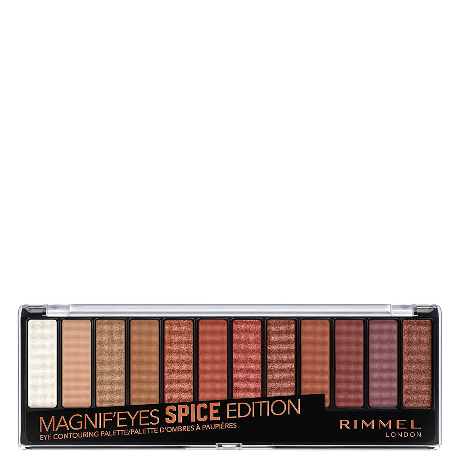 Rimmel Magnif'eyes 12 Pan Shade Palette 14 g – Spice von Rimmel