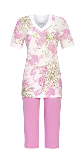 Ringella Pyjama mit Caprihose Farbe Pastell-pink, Größe 44 von Ringella