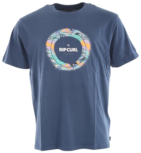 RIP CURL Herren-T-Shirt aus Baumwolle, "Fill Me Up", Marineblau, marineblau, L von Rip Curl