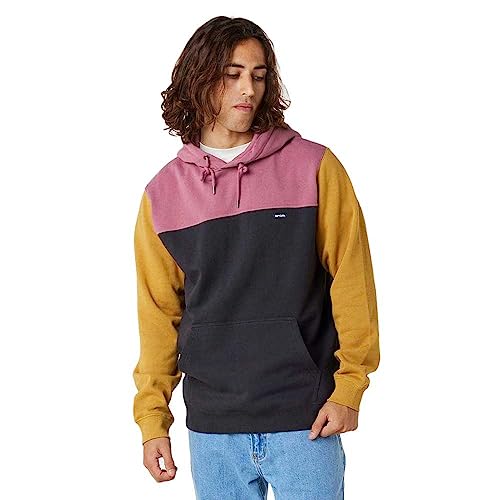 RIPO Curl 03DMFL 1041 Herren Hoodie Schwarz/Bordeaux, Schwarz/bordeauxrot, XL Grande von Rip Curl