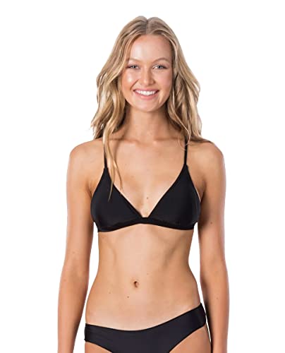 Rip Curl Damen Classic SURF ECO Crossback TRI Bikini TOP Bikinioberteil, schwarz, Medium von Rip Curl