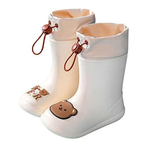 Risaho Frühlings-Sommer-Herbst-nette Karikatur-Tierbaby-Kind-Regen-Schuhe wasserdicht Schneeschuhe 36 Jungen (X4-A, 22 Infant) von Risaho