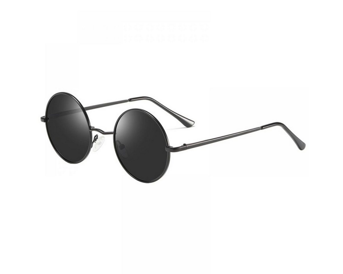 Rnemitery Sonnenbrille Klassische Polarisierte brille Herren Damen Retro Runde Sonnenbrille von Rnemitery