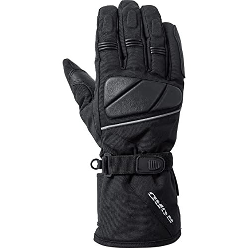 Road Motorradhandschuhe lang Motorrad Handschuh Tour Leder-/Textilhandschuh 2.0 lang schwarz 9,5, Herren, Tourer, Ganzjährig, Leder/Textil von Road