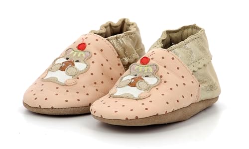 Robeez Cookie Lover, Babyschuhe, Hellrosa, Beige, 23/24 EU, Hellrosa, Beige, 23/24 EU von Robeez