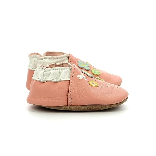 Robeez Jungen Mädchen Spring Time Hausschuh, Rosa, 23 EU von Robeez