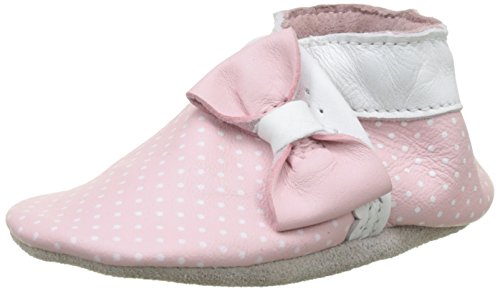 Robeez Unisex Baby CHIC Girl Krabbelschuhe, Pink (Rose) von Robeez