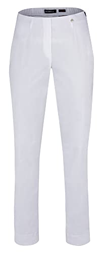 Robell Style Marie - Kurzgröße - Stoffhose Damen high Waist - Damenhose Power Stretch - Bengaline Stoff Hose mit Schlitz am Saum - Bitte eine Größe Kleiner bestellen von Robell