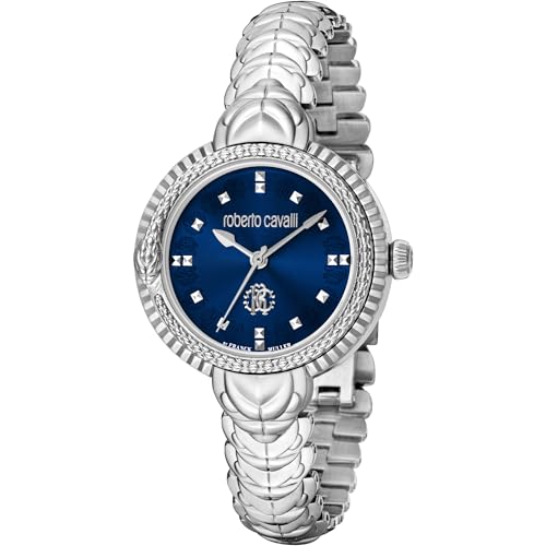 Roberto Cavalli Damen Analog Quarz Uhr mit Edelstahl Armband RV1L203M0041 von Roberto Cavalli