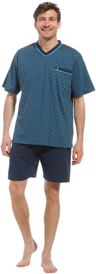 Robson Pyjama Herren Shorty Schlafanzug (2 tlg) Baumwolle von Robson