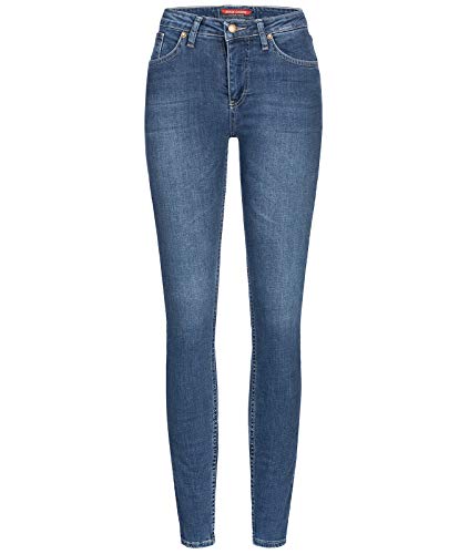 Rock Creek Damen Jeans Hose Skinny Jeanshose Designer Jeans Stonewashed Stretch Jeans Damenhose Damenjeans D-398 Blue W32 L32 von Rock Creek