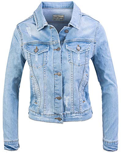 Rock Creek Damen Jeans Jacke Übergangs Jacke Denim Blouson Stretch Kurz Classic Jeansjacken Urban Stonewash D-401 Hellblau XL Rock Creek Damen Jeans Jacke Übergangs Jacke Denim Blouson Stretch Kurz Classic Jeansjacken Urban Stonewash D-401 Hellblau XL von Rock Creek