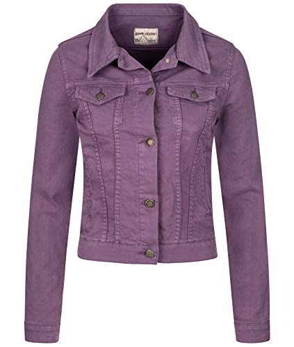 Rock Creek Damen Jeans Jacke Übergangs Jacke Denim Blouson Stretch Kurz Classic Jeansjacken Urban Stonewash D-401 Violett XS Rock Creek Damen Jeans Jacke Übergangs Jacke Denim Blouson Stretch Kurz Classic Jeansjacken Urban Stonewash D-401 Violett XS von Rock Creek
