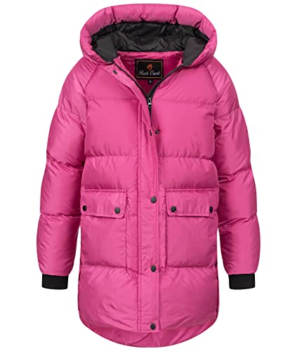 Rock Creek Damen Steppjacke Mantel Leicht Damenjacke Frauen Jacken Stepp Jacken mit Kapuze Daunenjacke Thremojacke D-488 Violett S von Rock Creek