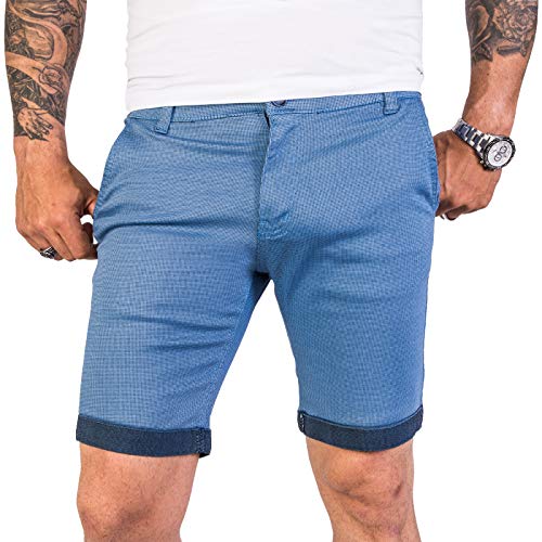 Rock Creek Designer Chino Shorts Herren Short Sommerhose Elegant Bermuda Kurz Herrenhose Anzugsshorts Herrenshorts Bermudas RC-2204 Himmelblau W30 von Rock Creek