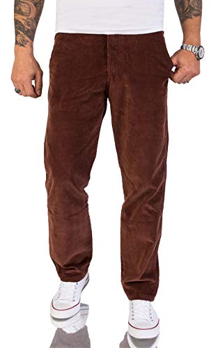 Rock Creek Herren Cord Hose Regular Fit Chino Hose Klassische Hosen Herrenhose Straight Cut Chinos Herren Cordhosen RC-2156 Ocker W31 L34 von Rock Creek