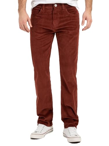 Rock Creek Herren Cordhose Hose Stretch Basic Bootcut Hose Regular Fit Lange Hose Stoff Hose Winterhose Männerhose H-399 Weinrot W30 L32 Rock Creek Herren Cordhose Hose Stretch Basic Bootcut Hose Regular Fit Lange Hose Stoff Hose Winterhose Männerhose H-399 Weinrot W30 L32 von Rock Creek