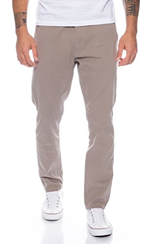 Rock Creek Herren Designer Chino Hose Regular Slim Chinohose RC-390 Hellgrau W29 L32 von Rock Creek