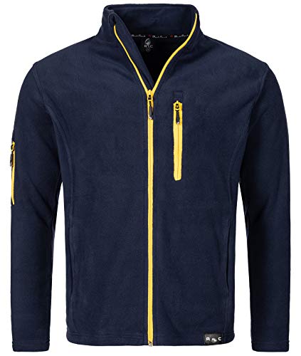 Rock Creek Herren Fleece Jacke Outdoor Wanderjacke Pullover Full Zip Hoodie Herrenjacke Fleecejacke Winterjacke Strickjacke Strickfleecejacke H-197 Navy S von Rock Creek