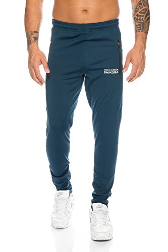 Rock Creek Herren Jogginghose Hose Laufhose Trainingshose Gummizug SH-14 [ Petrolblau S ] von Rock Creek