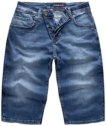 Rock Creek Herren Shorts Jeansshorts Denim Short Kurze Hose Herrenshorts Jeans Sommer Hose Lang Bermuda Hose RC-2359 Dunkelblau W36 von Rock Creek