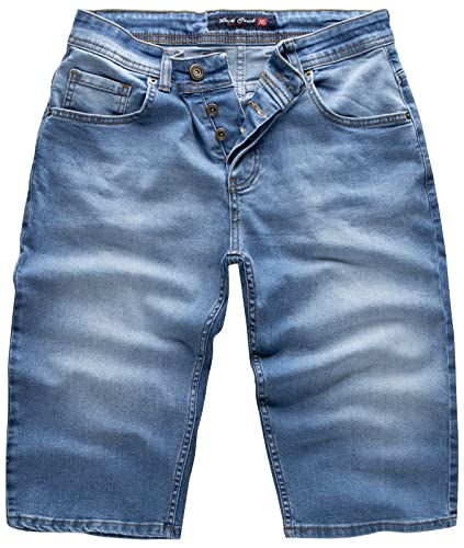 Rock Creek Herren Shorts Jeansshorts Denim Short Kurze Hose Herrenshorts Jeans Sommer Hose Lang Bermuda Hose RC-2359 Mittelblau W29 von Rock Creek