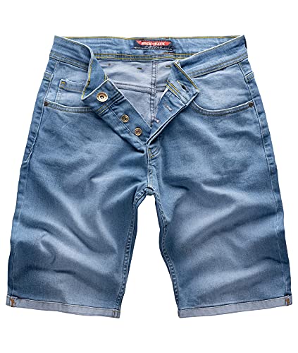 Rock Creek Herren Shorts Jeansshorts Denim Short Kurze Hose Herrenshorts Jeans Sommer Hose Stretch Bermuda Hose Blau RC-2201 Hellblau W34 von Rock Creek