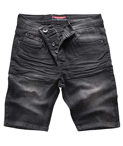 Rock Creek Herren Shorts Jeansshorts Denim Short Kurze Hose Herrenshorts Jeans Sommer Hose Stretch Bermuda Hose Grau RC-2202 Revogrey W42 von Rock Creek