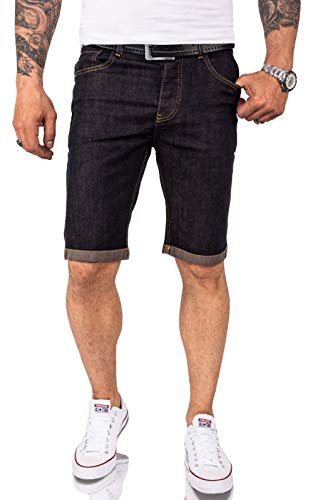 Rock Creek Herren Shorts Jeansshorts Denim Short Kurze Hose Herrenshorts Jeans Sommer Hose Stretch Bermuda Hose RC-2206 Dunkelblau W38 von Rock Creek