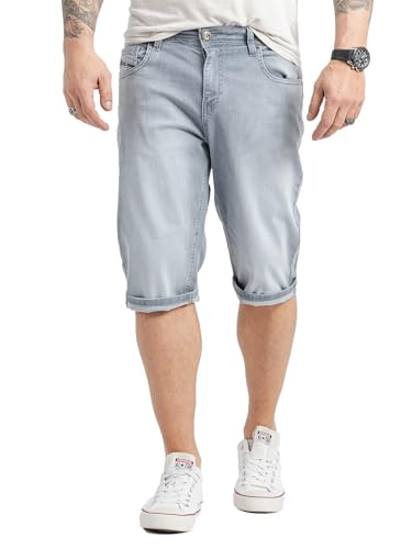 Rock Creek Herren Shorts Jeansshorts Denim Stretch Sommer Shorts Regular Fit Baumwolle Kurze Hose Jeans Shorts Sommerhose RC-2420 Grau W33 von Rock Creek