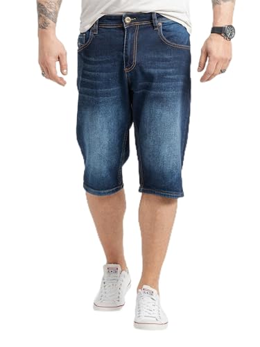 Rock Creek Herren Shorts Jeansshorts Denim Stretch Sommer Shorts Regular Fit Baumwolle Kurze Hose Jeans Shorts Sommerhose RC-2423 Dunkelblau W40 von Rock Creek