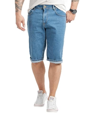 Rock Creek Herren Shorts Jeansshorts Denim Stretch Sommer Shorts Regular Fit Baumwolle Kurze Hose Jeans Shorts Sommerhose RC-2424 Blau W33 von Rock Creek