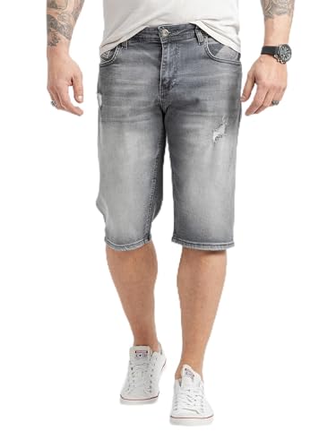 Rock Creek Herren Shorts Jeansshorts Denim Stretch Sommer Shorts Regular Fit Baumwolle Kurze Hose Jeans Shorts Sommerhose RC-2428 Grau W32 von Rock Creek