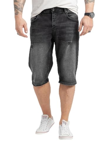 Rock Creek Herren Shorts Jeansshorts Denim Stretch Sommer Shorts Regular Fit Baumwolle Kurze Hose Jeans Shorts Sommerhose RC-2429 Dunkelgrau W42 von Rock Creek