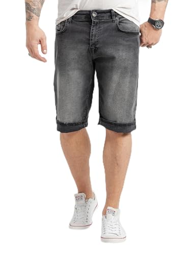 Rock Creek Herren Shorts Jeansshorts Denim Stretch Sommer Shorts Regular Fit Baumwolle Kurze Hose Jeans Shorts Sommerhose RC-2430 Dunkelgrau W36 von Rock Creek