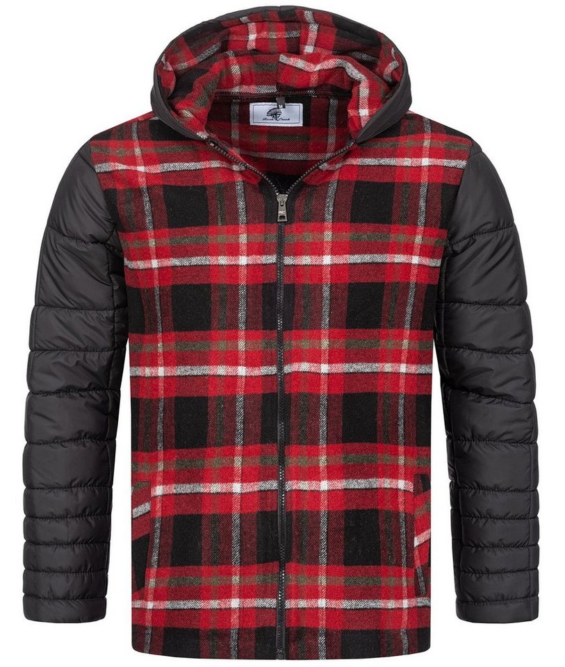 Rock Creek Steppjacke Herren Flanelljacke mit Kapuze H-265 von Rock Creek